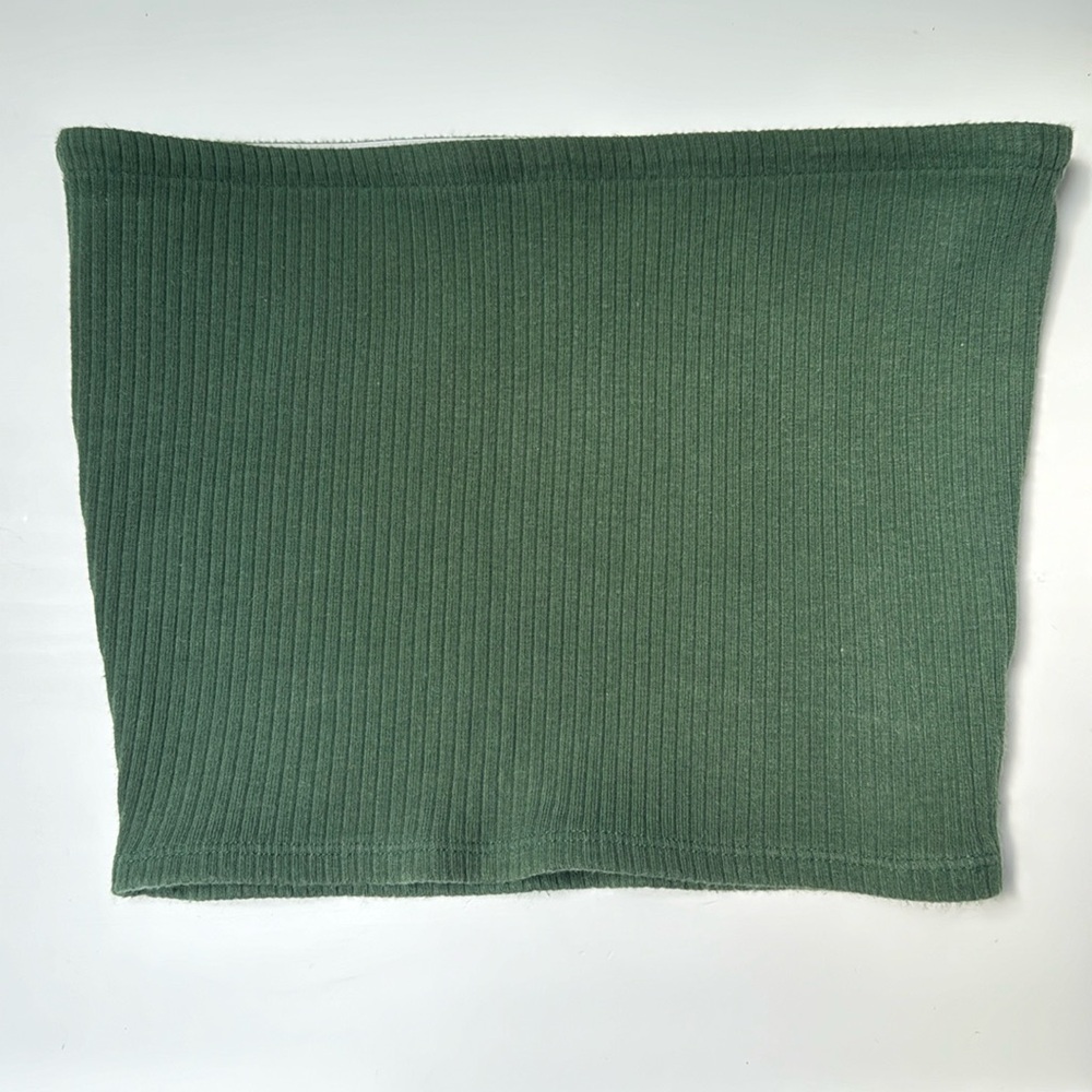 Ribbed Tube Top from UO in Green size S